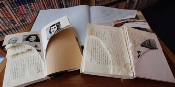Le copie danneggiate del Diario di Anne Frank