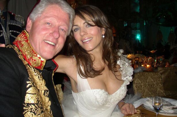 Bill Clinton e Liz Hurley