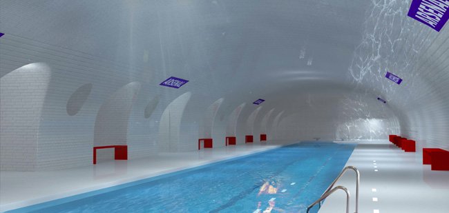 piscina ex metro