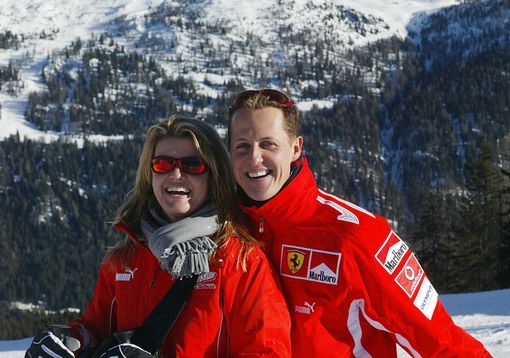 Michael Schumacher e sua moglie Corinna