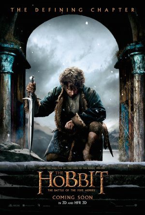 La locandina ufficiale del terzo capitolo de "Lo Hobbit"