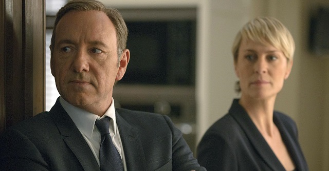 Kevin Spacey e Robin Wright in "House of Cards"