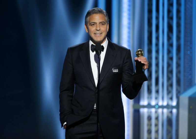 George Clooney premiato ai Golden Globes