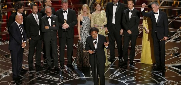 Il cast di "Birdman", trionfatore agli Oscar