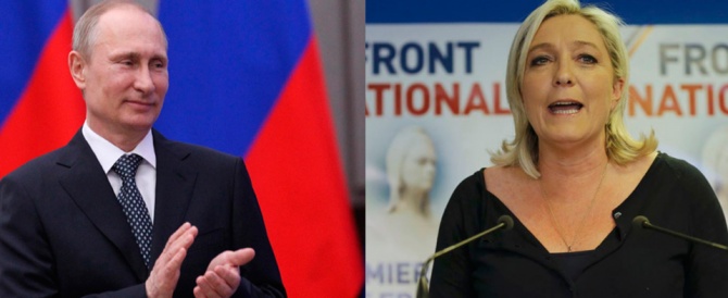 Putin e Marine Le Pen