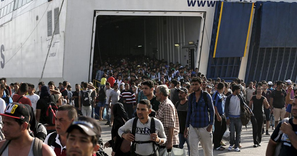 Migranti a Lesbo
