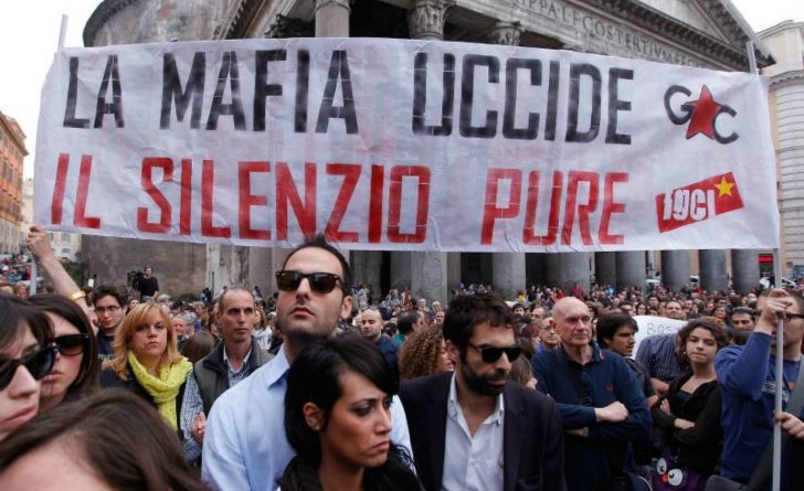 Manifestazioni contro la mafia