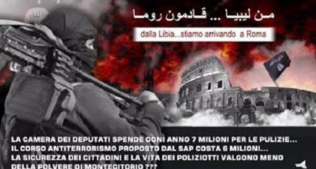Minacce attentati in Italia da parte dell'Isis