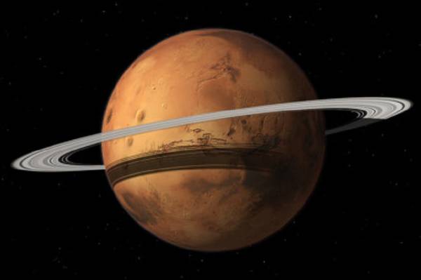Marte avrà in futuro un anello