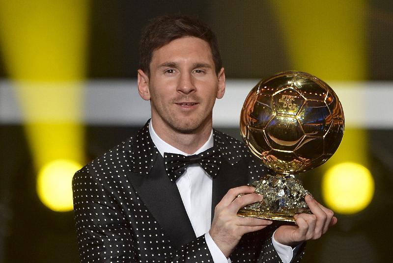 Lionel Messi vince il 5 Pallone d'Oro