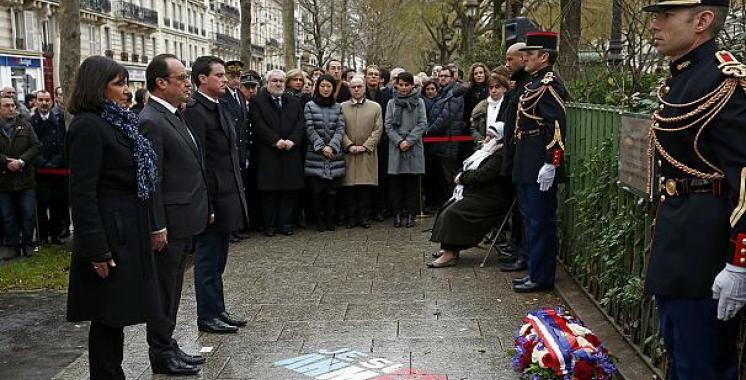 Parigi, lapide per commemorare le vittime del terrorismo