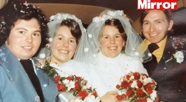 Gemelle si sposano lo stesso giorno, i mariti muoiono assieme 40 anni dopo