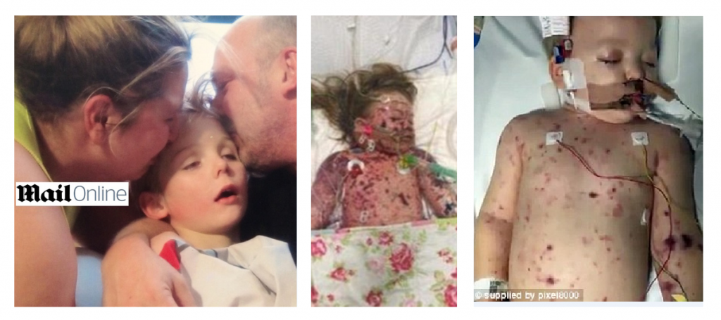 Foto choc di bimbi morti per meningite per promuovere campagna vaccinazioni