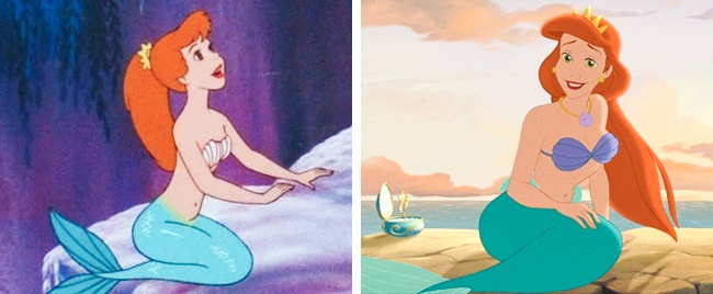La sirena di Peter Pan e la mamma di Ariel