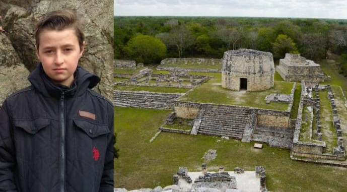 15enne scopre antica città Maya