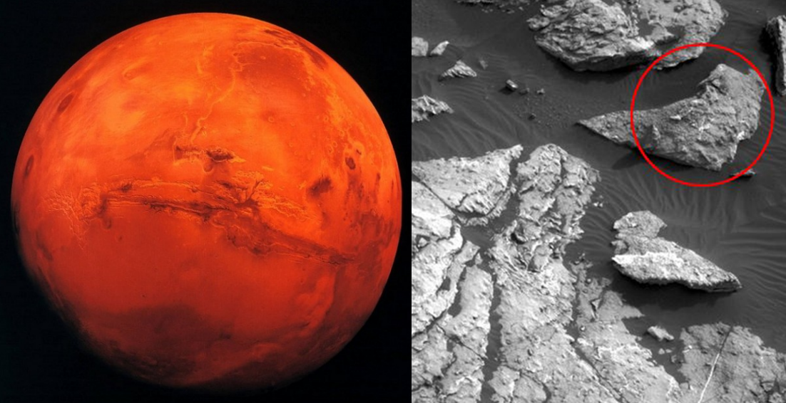 Marte, scoperta sagoma di donna sulla superficie